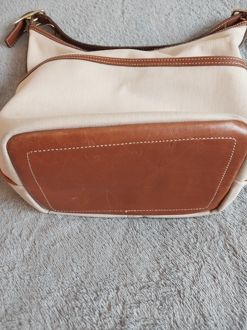 Coach Canvas and Leather Trim Shoulder Bag - Picture 2 of 5
